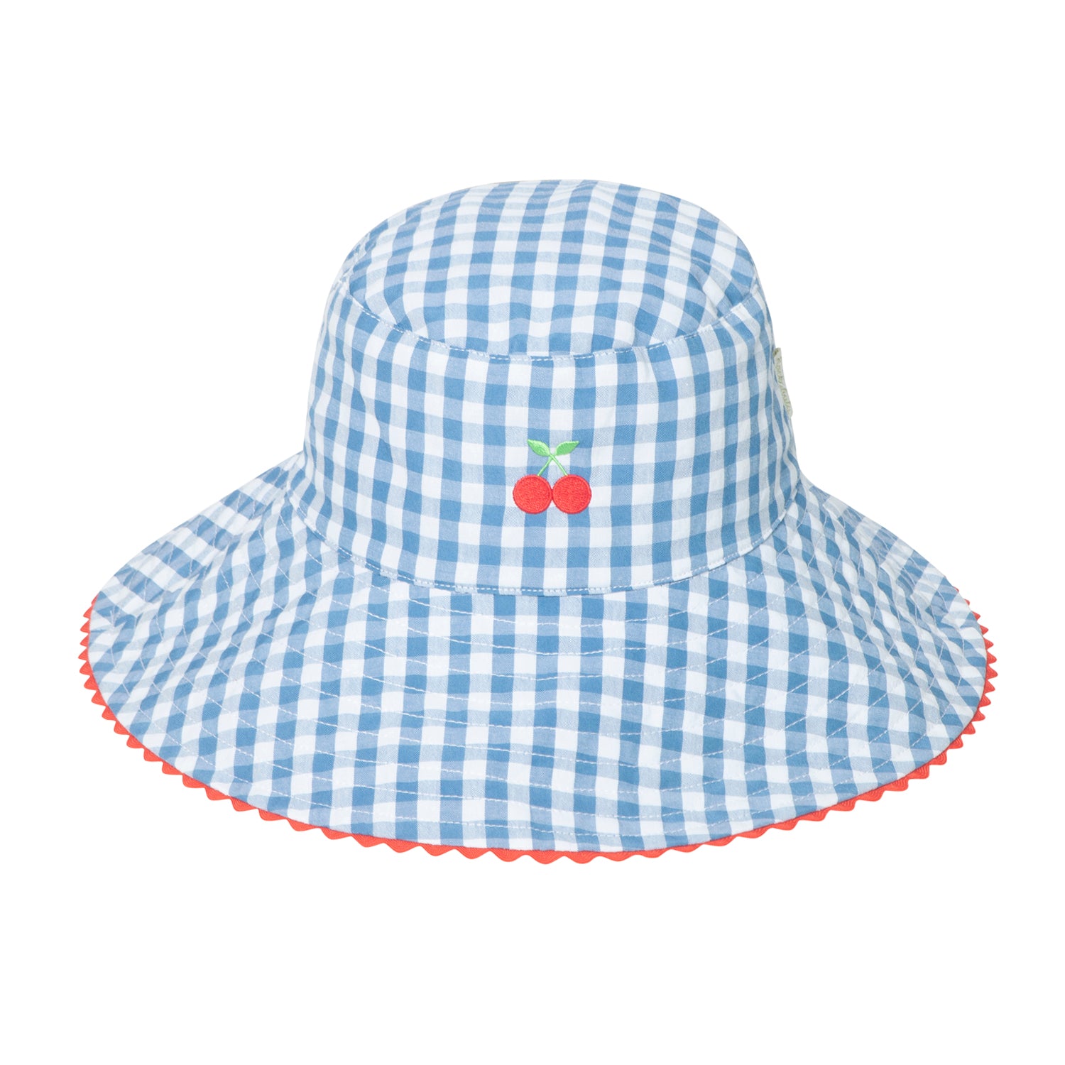 Rockahula | Sun Hat Cherry Gingham Reversible Sun Hat 3-6 Years