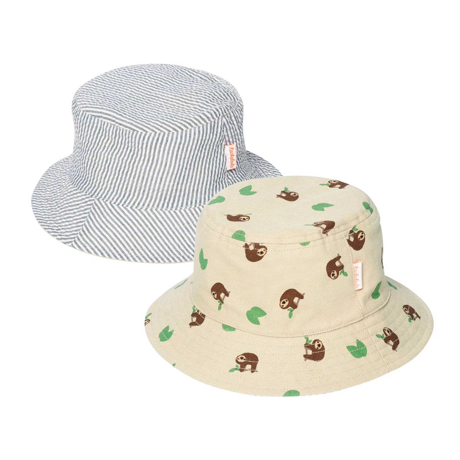 Rockahula | Sun Hat Sleepy Sloth Reversible Bucket Hat 3-6 Years