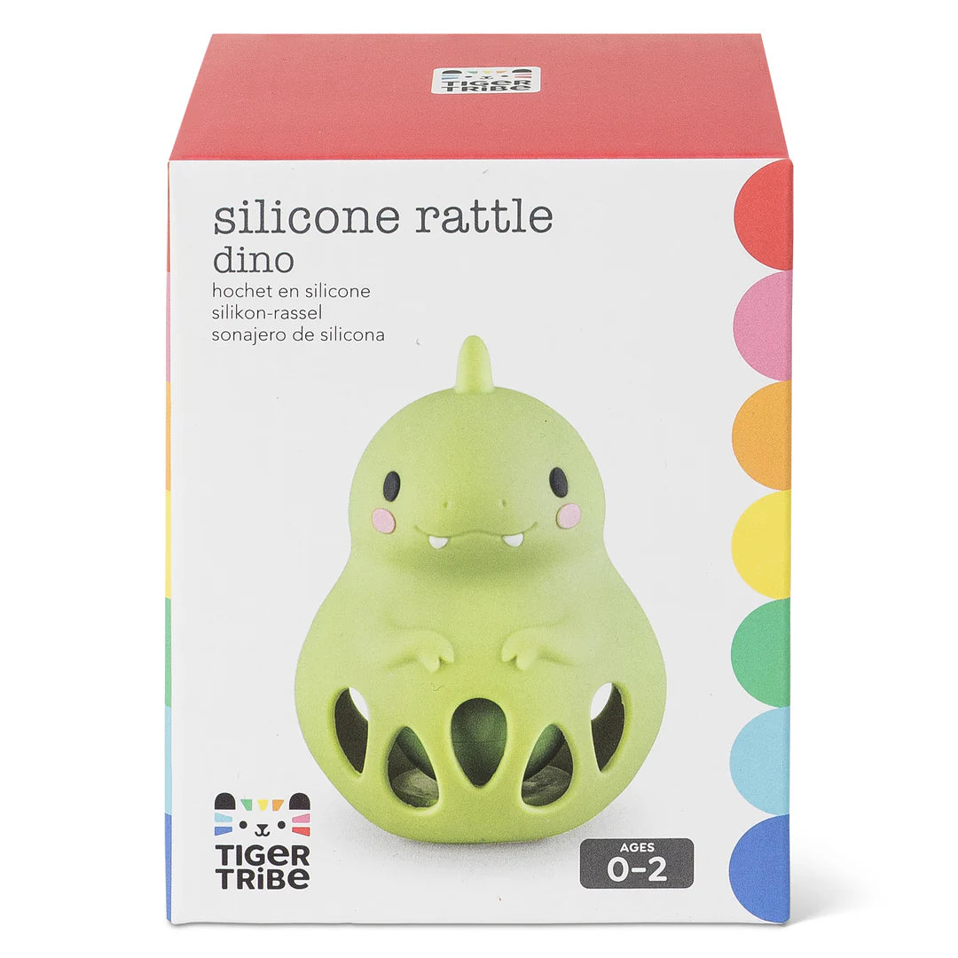 Tiger Tribe | Silicone Rattle Dino 0-24μηνών