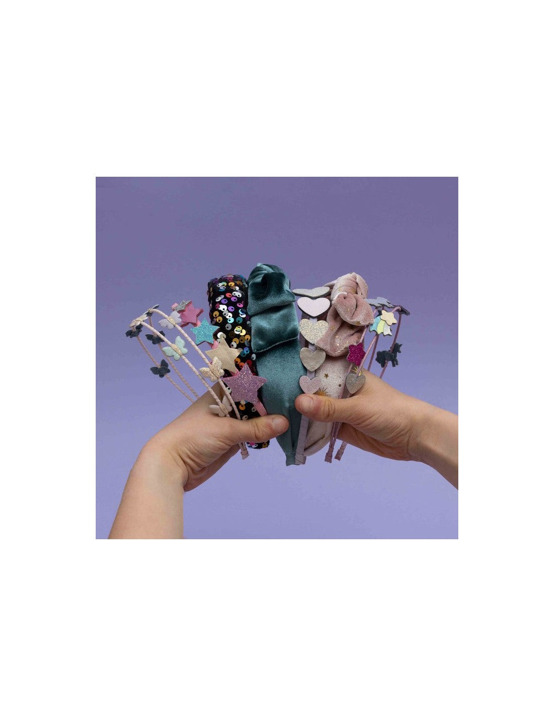 Mimi & Lula | Velvet Starry Edie Bow Headband
