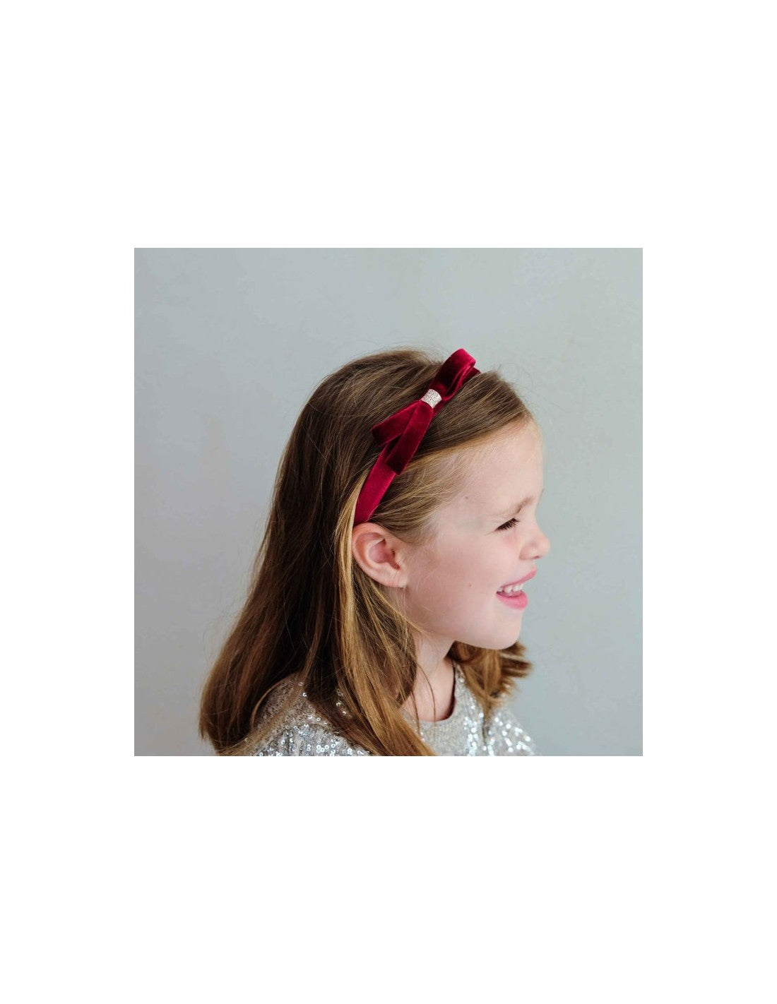 Mimi & Lula | Violet Bow Hadband Burgundy