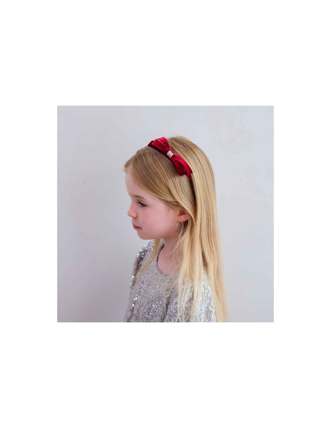 Mimi & Lula | Violet Bow Hadband Burgundy