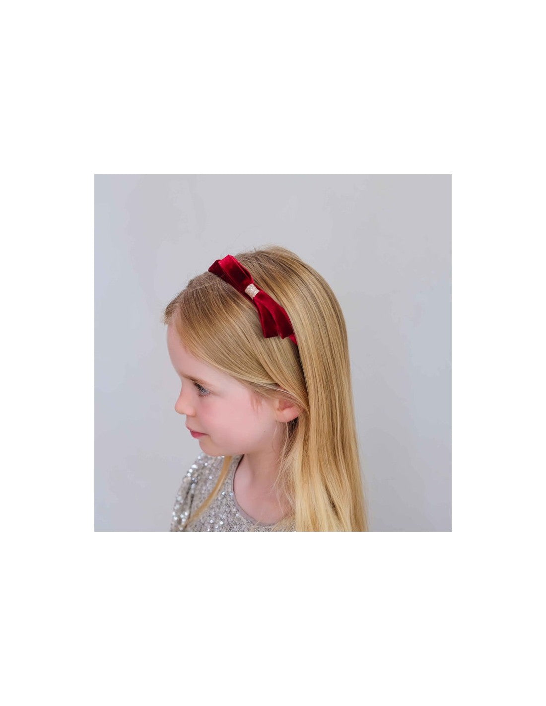 Mimi & Lula | Violet Bow Hadband Burgundy