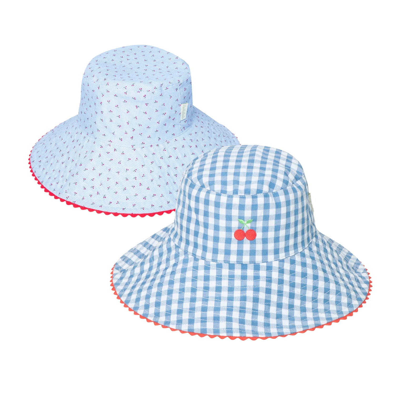 Rockahula | Sun Hat Cherry Gingham Reversible Sun Hat 3-6 Years