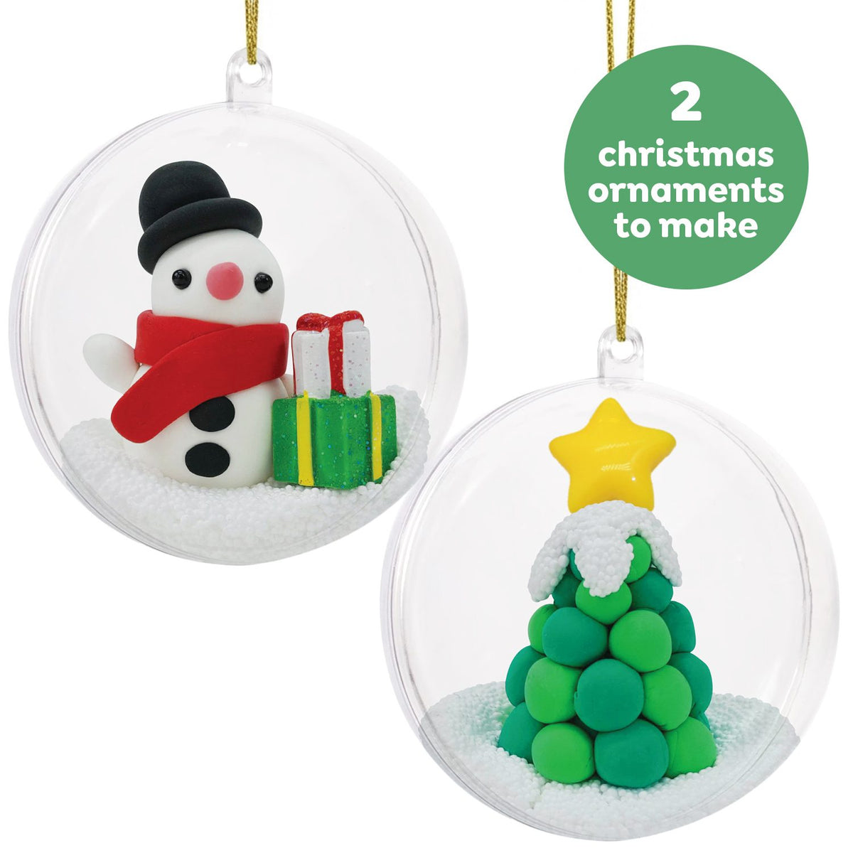 Tiger Tribe | Clay Craft – Snowman and Tree