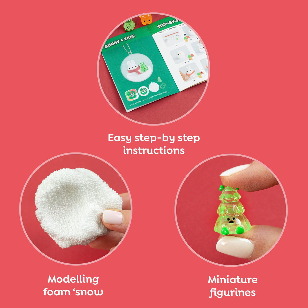 Tiger Tribe | Clay Craft – Snowman and Tree
