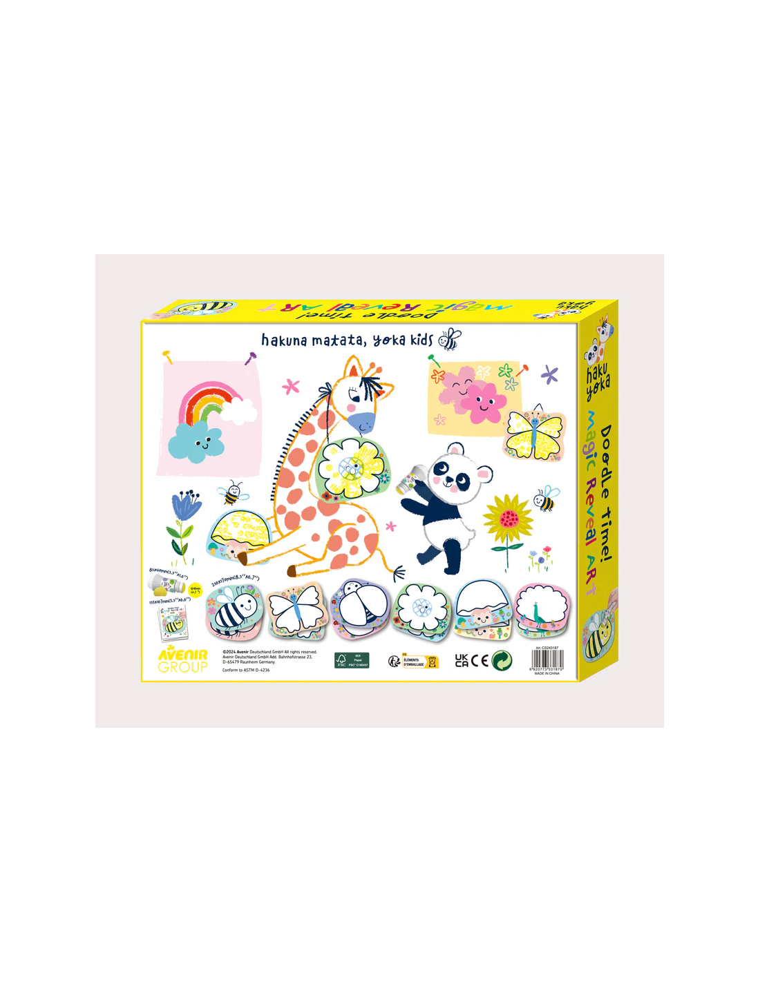 Haku Yoka | Doodle time magic reveal art Garden