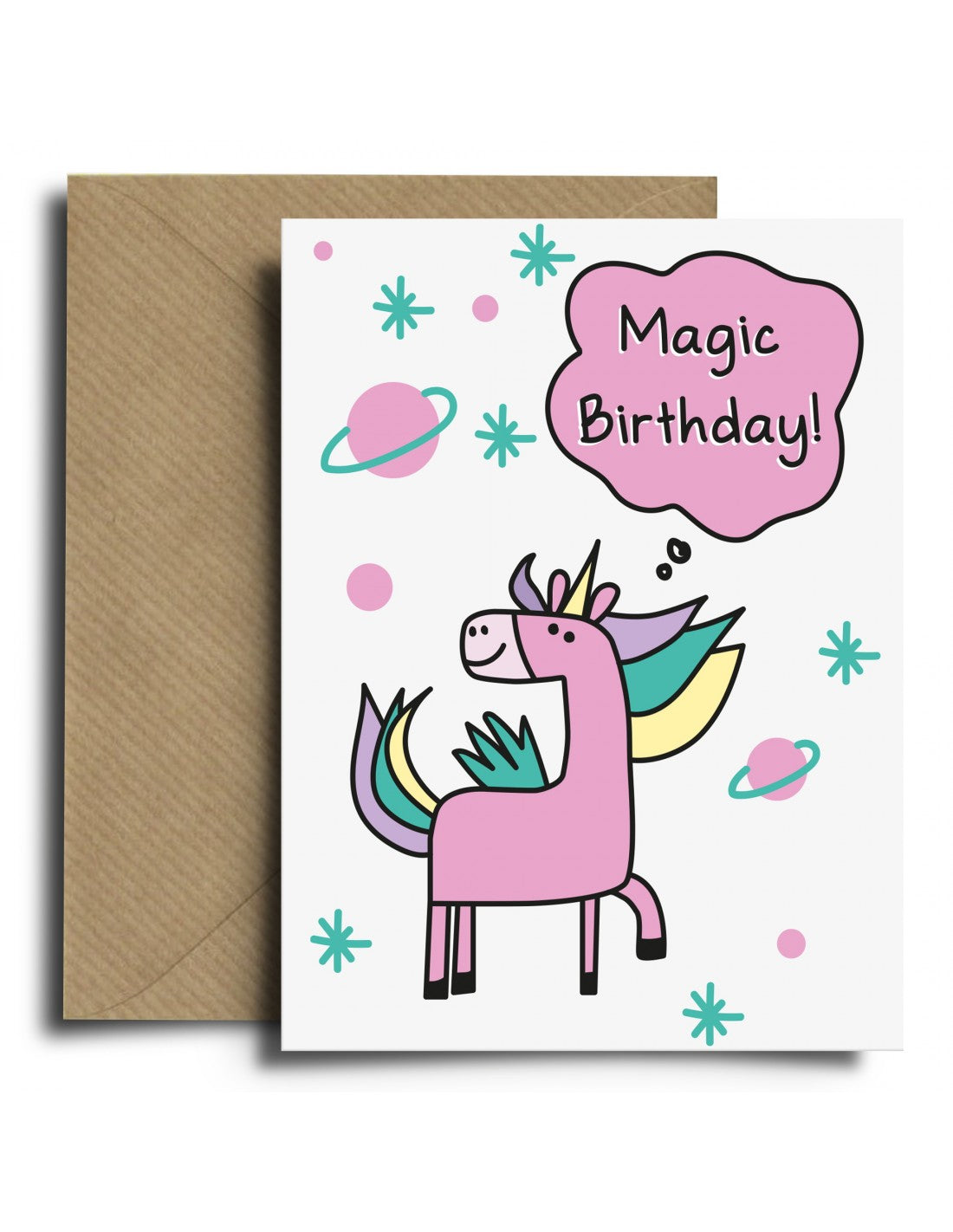 Speard The Magic Ευχετήρια Birthday Unicorn