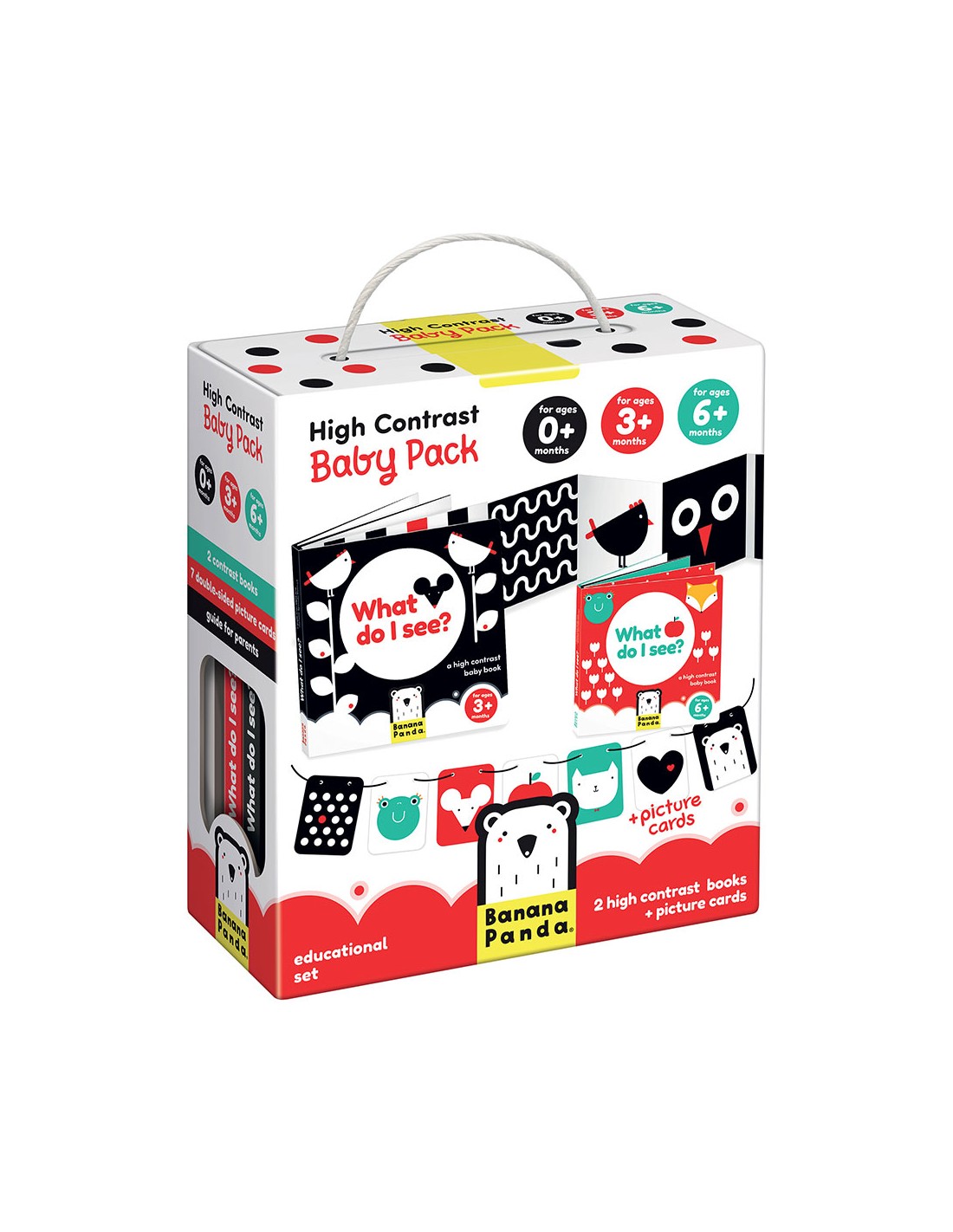 Banana Panda | High Constrast Baby Pack 0+ 3+ 6+