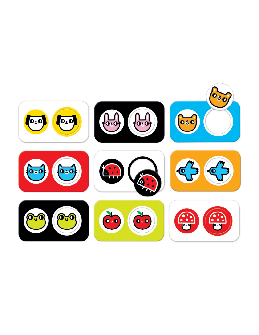 Banana Panda | High Contrast Match The Twins Puzzles 12m+