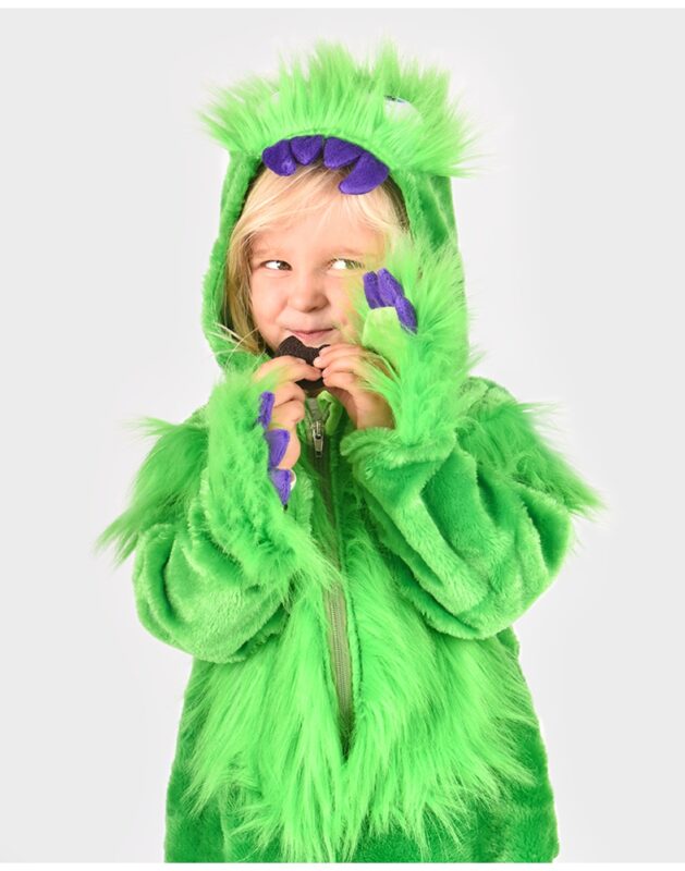 Den Goda Fen | Παιδική Στολή Τέρας Green Monster Jumpsuit 5-6 ετών