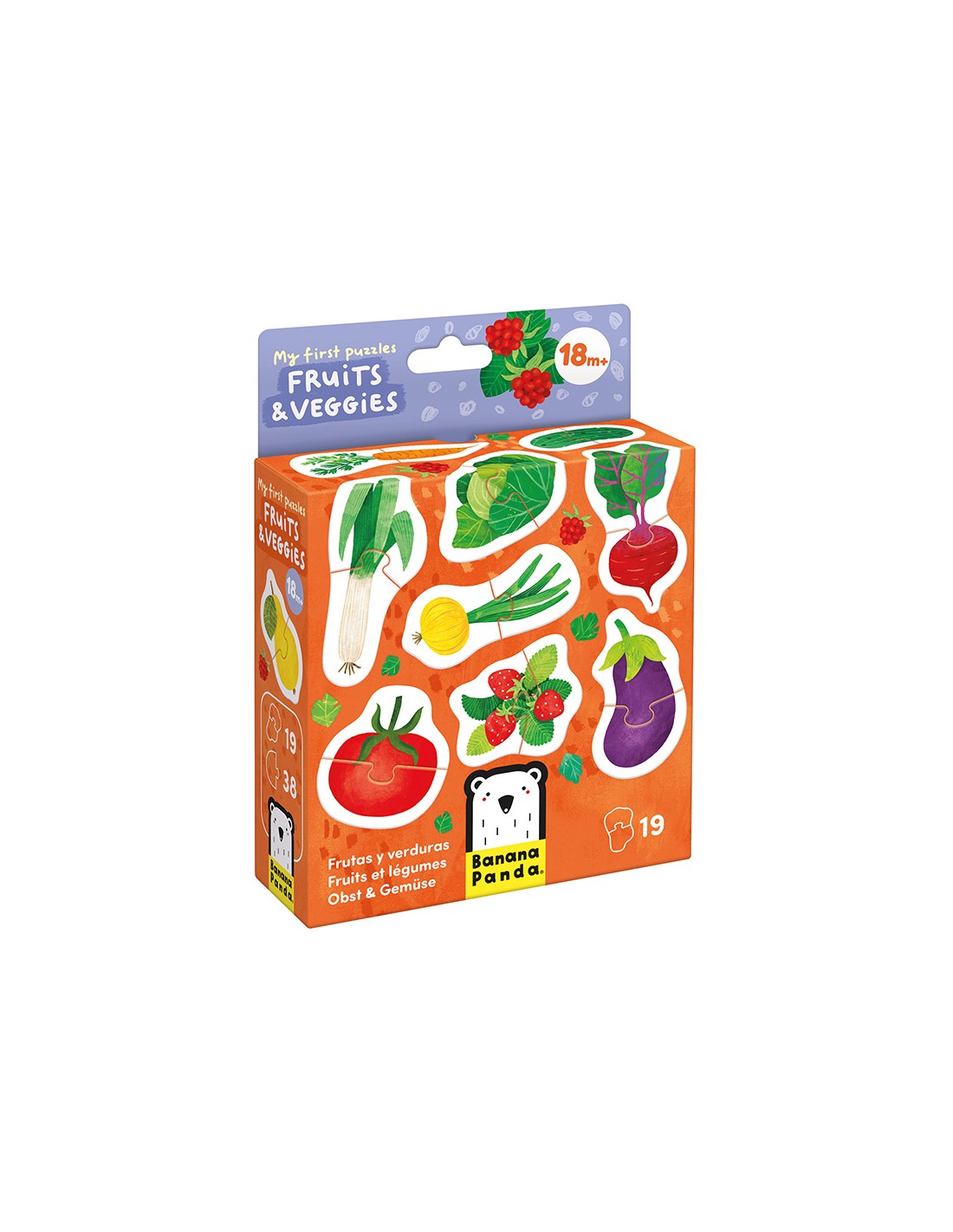 Banana Panda | My First Puzzle Fruit and Veggies 18 months+