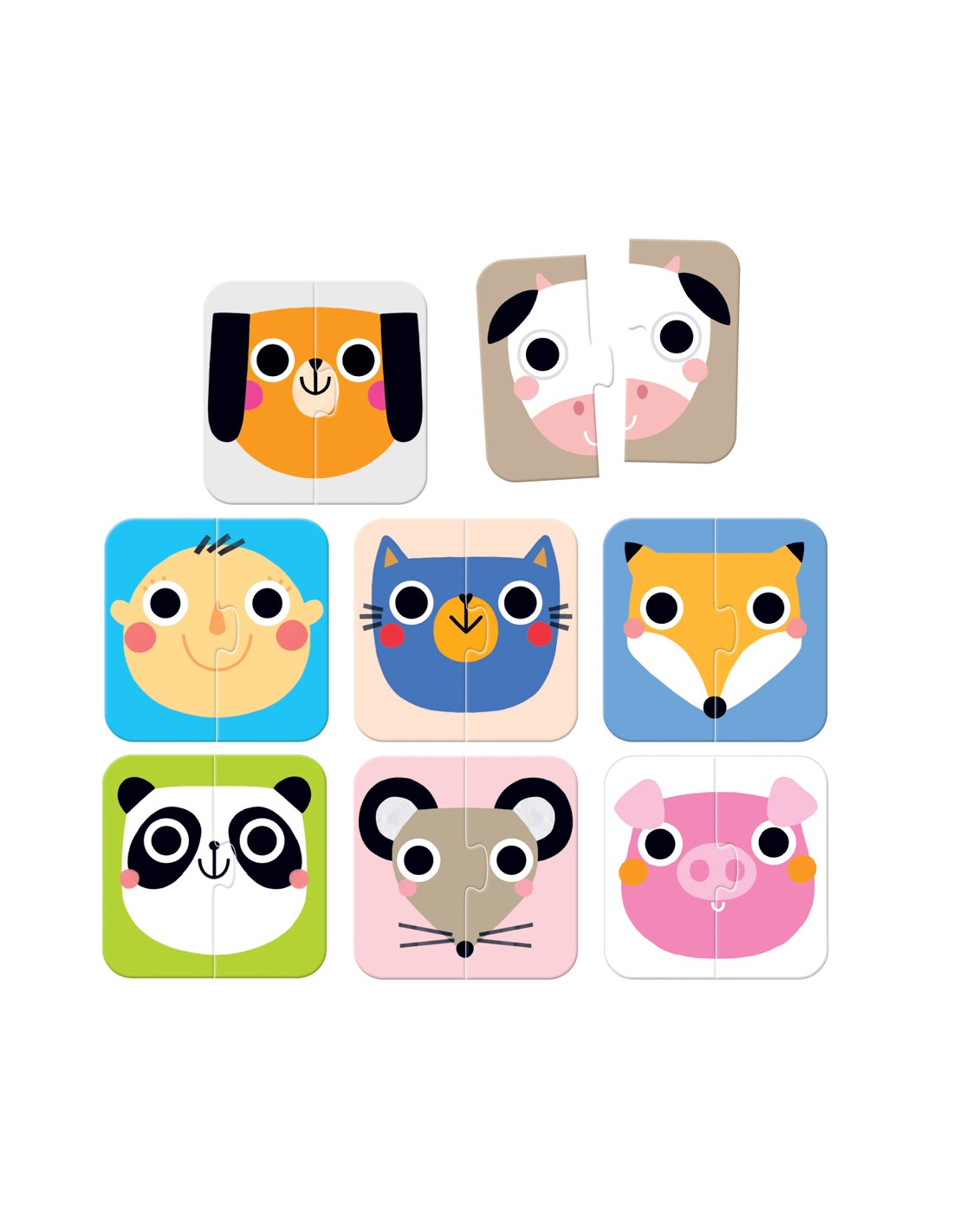 Banana Panda | On The Go Puzzle 15 Μηνών+ Πρόσωπα