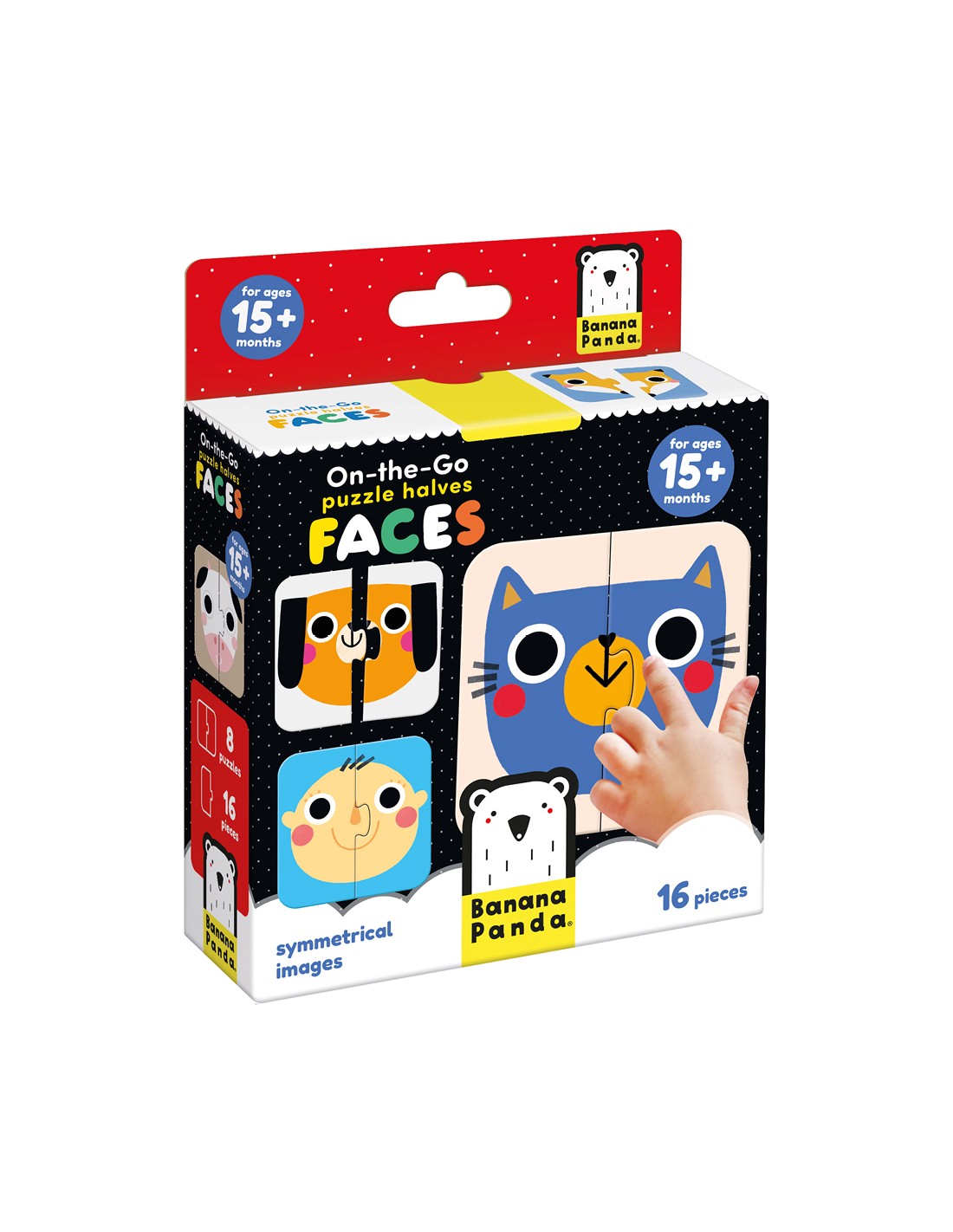 Banana Panda | On The Go Puzzle 15 Μηνών+ Πρόσωπα