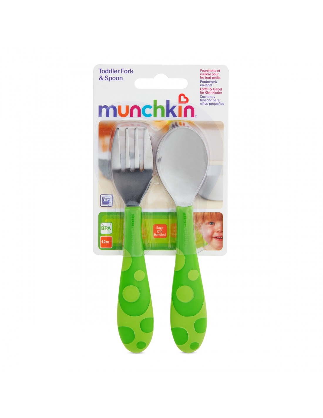 Munchkin |  Toddler Fork and Spoon Set