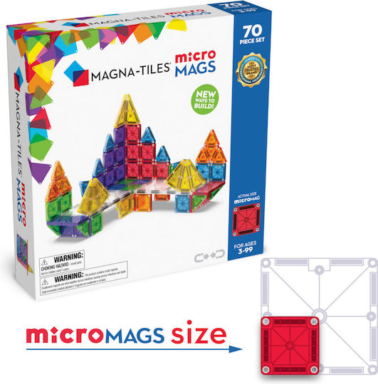 Magna-Tiles | Μαγνητικά Πλακίδια microMAGS Deluxe 70 Set