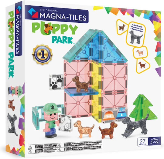 Magna-Tiles | Μαγνητικά Πλακίδια Puppy Park 27 set