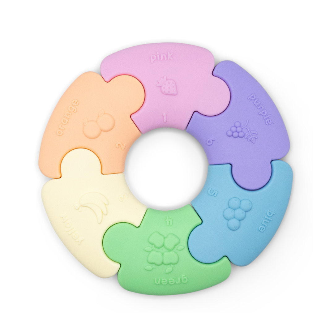 Jellystone Designs | Pastel Puzzle Teething Toy