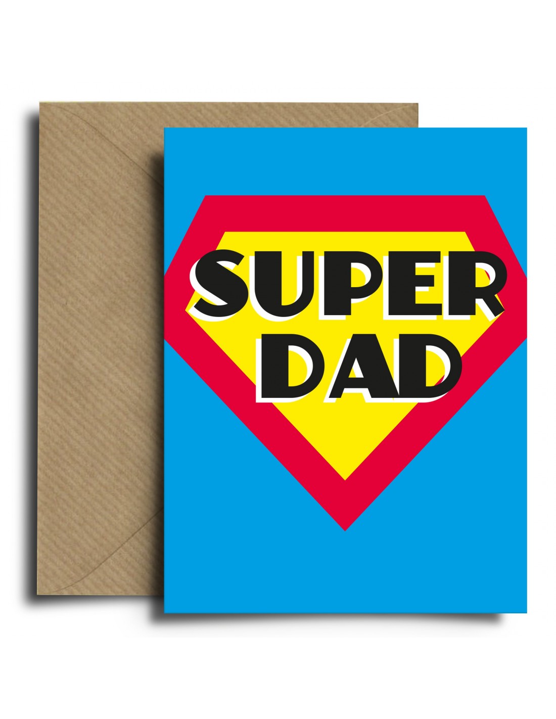 Speard The Magic | Greeting Card Super Dad