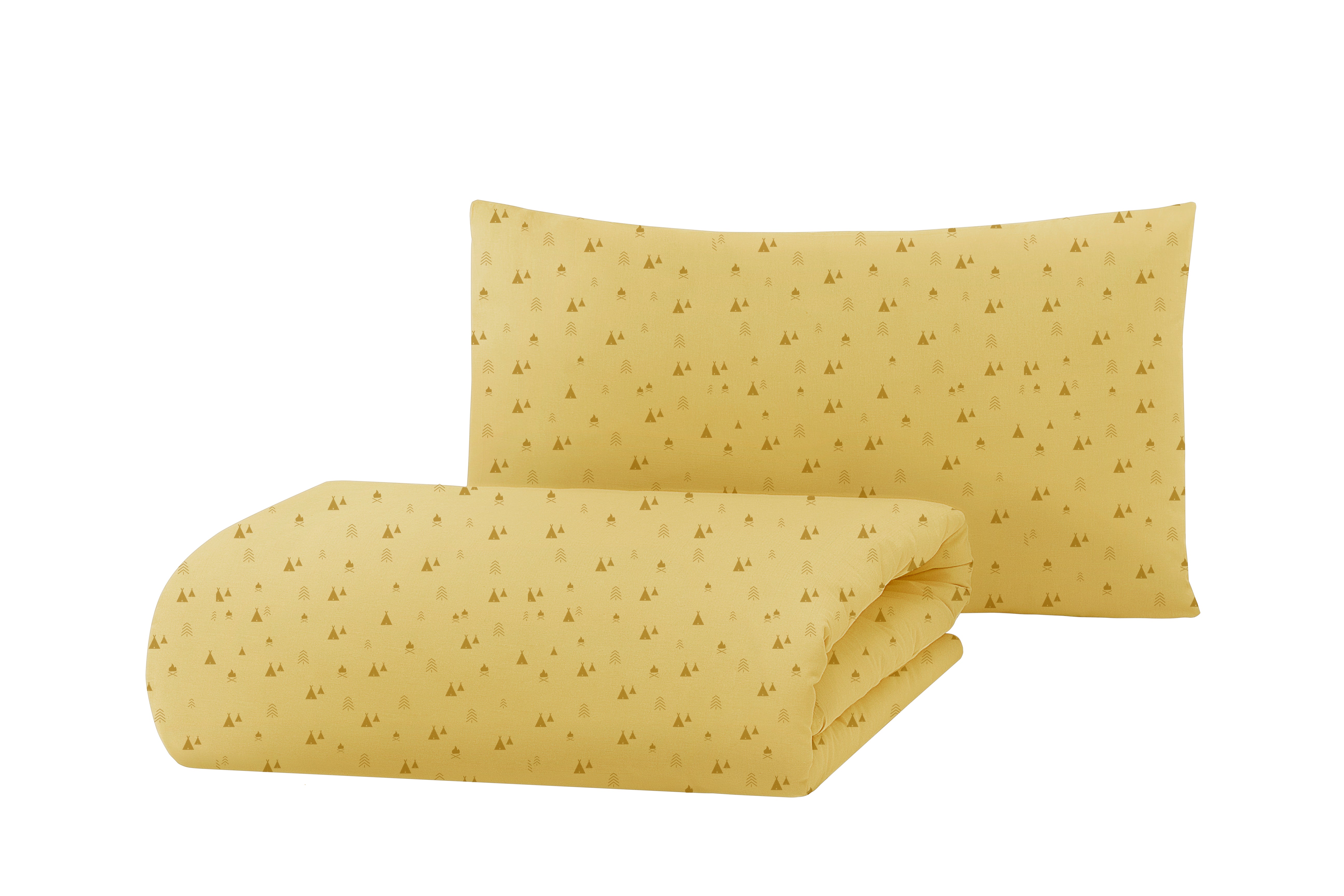 Hibboux | Camper Duvet Cover Set Yellow