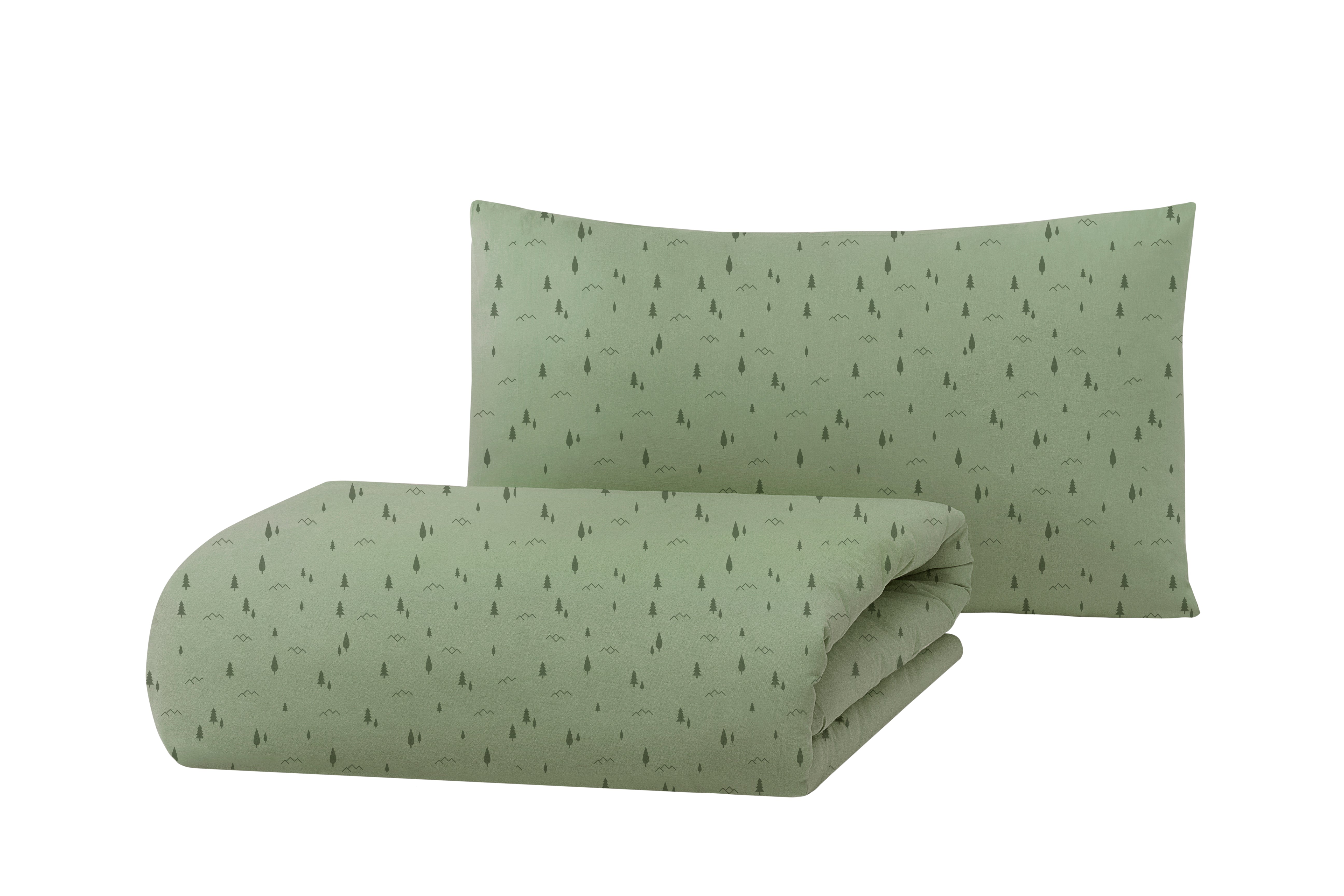 Hibboux | Camper Duvet Cover Set Green